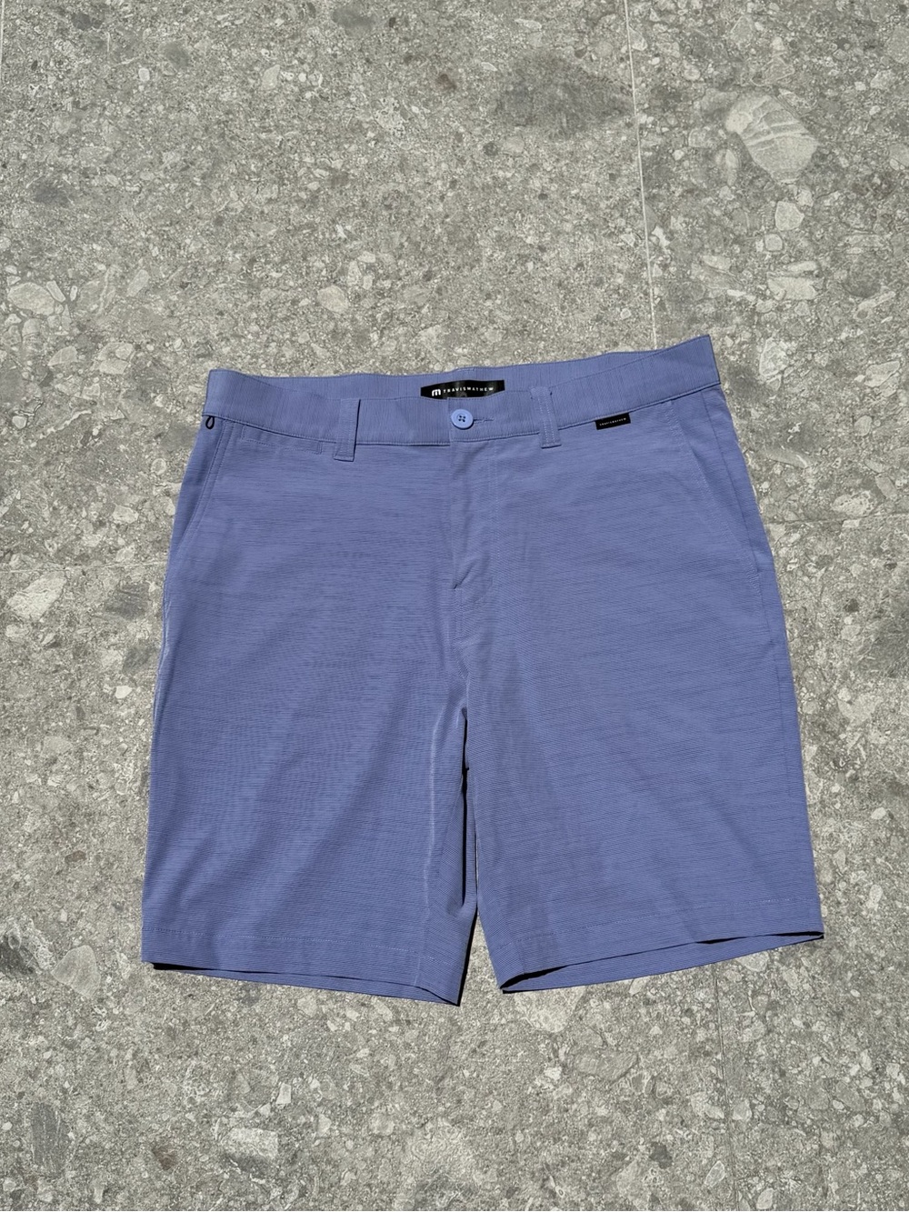 Travis Mathew | Men's Golf Shorts in Lavender Blue Sz 34 Excellent Cond.
